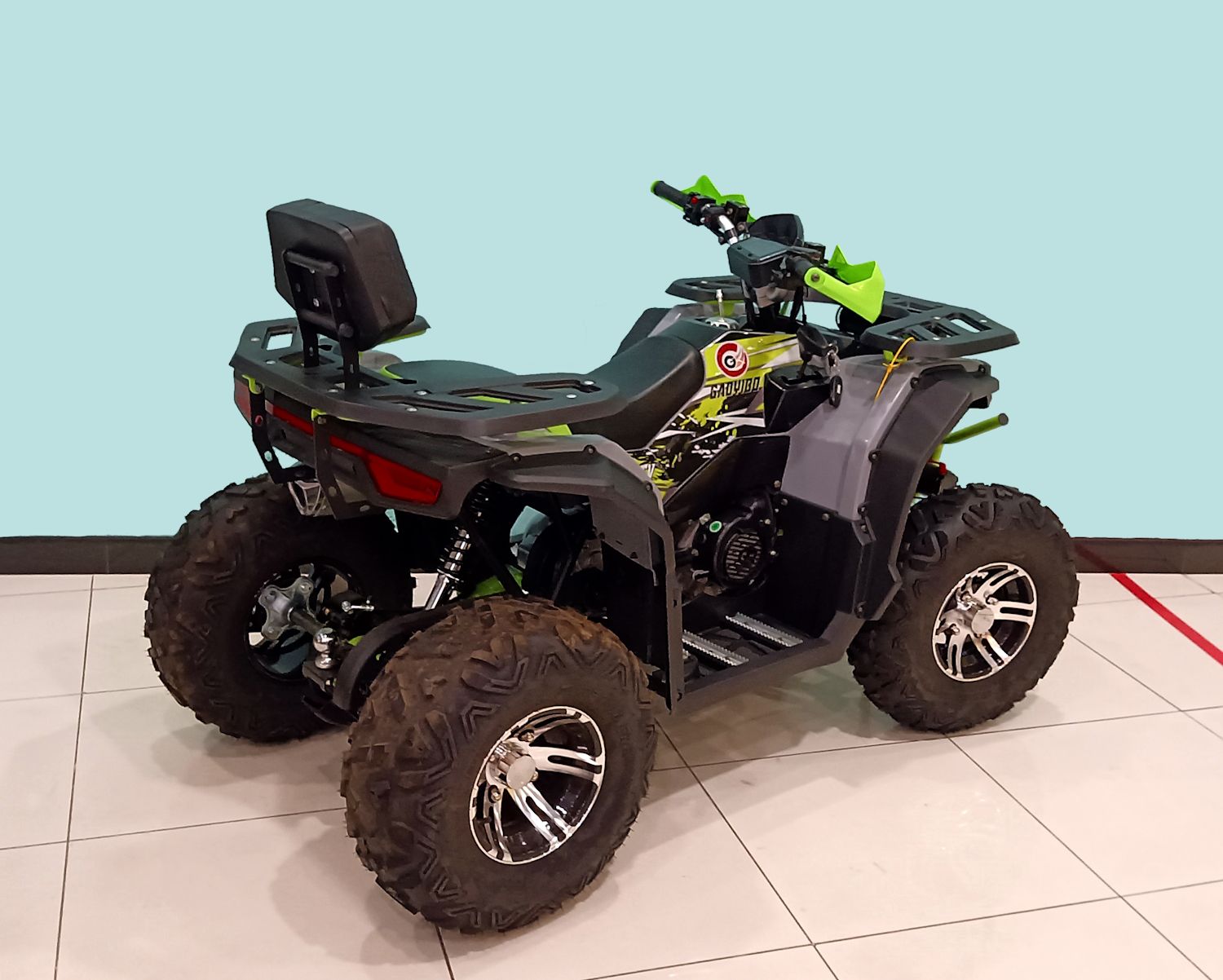 Квадроцикл GAOBO HAMMER 200 LD (Серый/Зеленый)