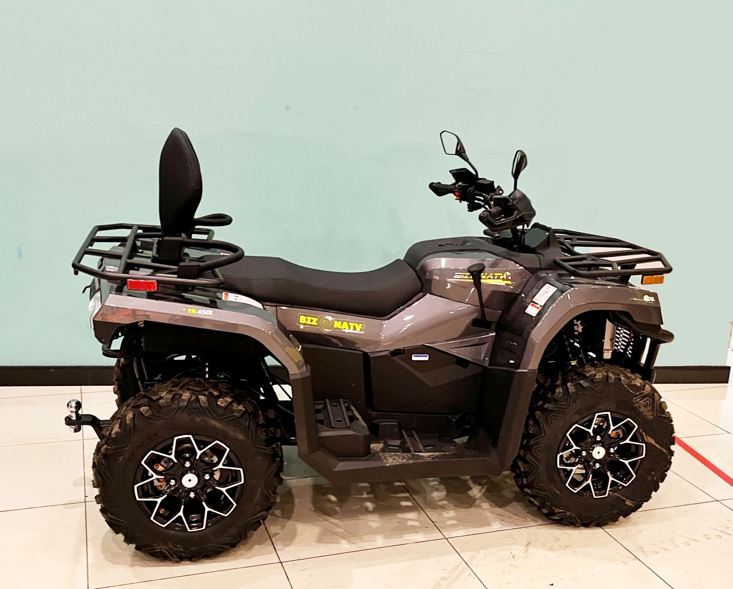 Квадрицикл Bizon YK450AL EPS (ПТС) (Серый)