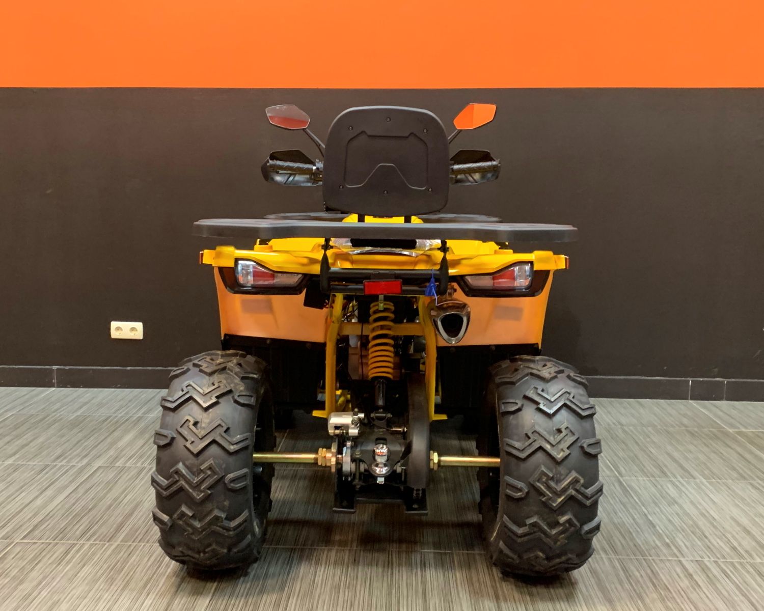 Квадроцикл MotoLand WILD TRACK X PRO 200 (баланс. вал) (Желтый)