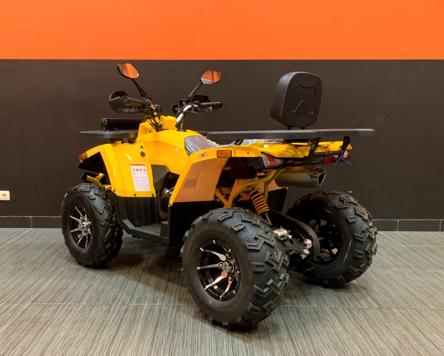 Квадроцикл MotoLand WILD TRACK X PRO 200 (баланс. вал) (Желтый)