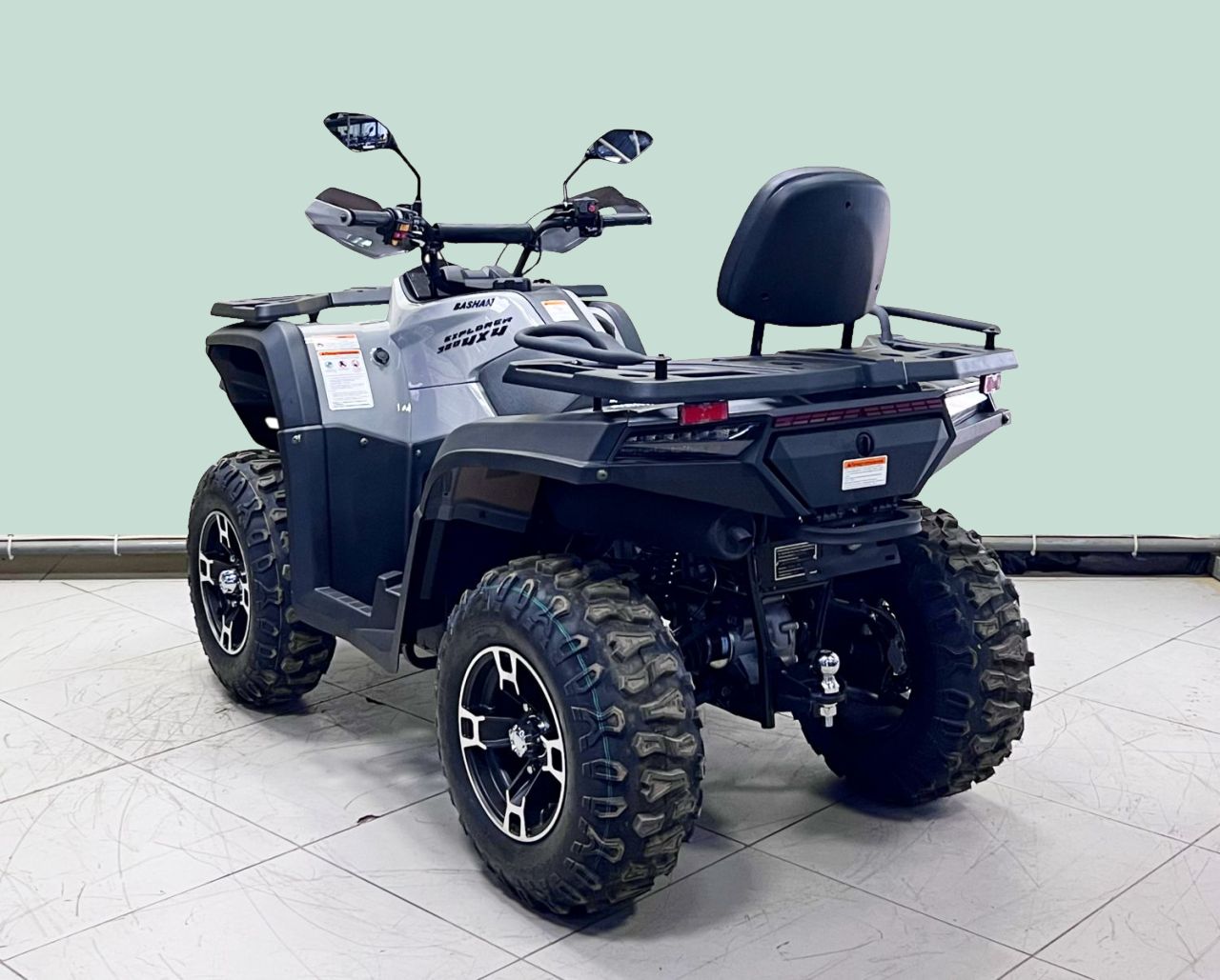Квадроцикл Bashan Explorer 320 EFI 4х4 с ПСМ (Серый)