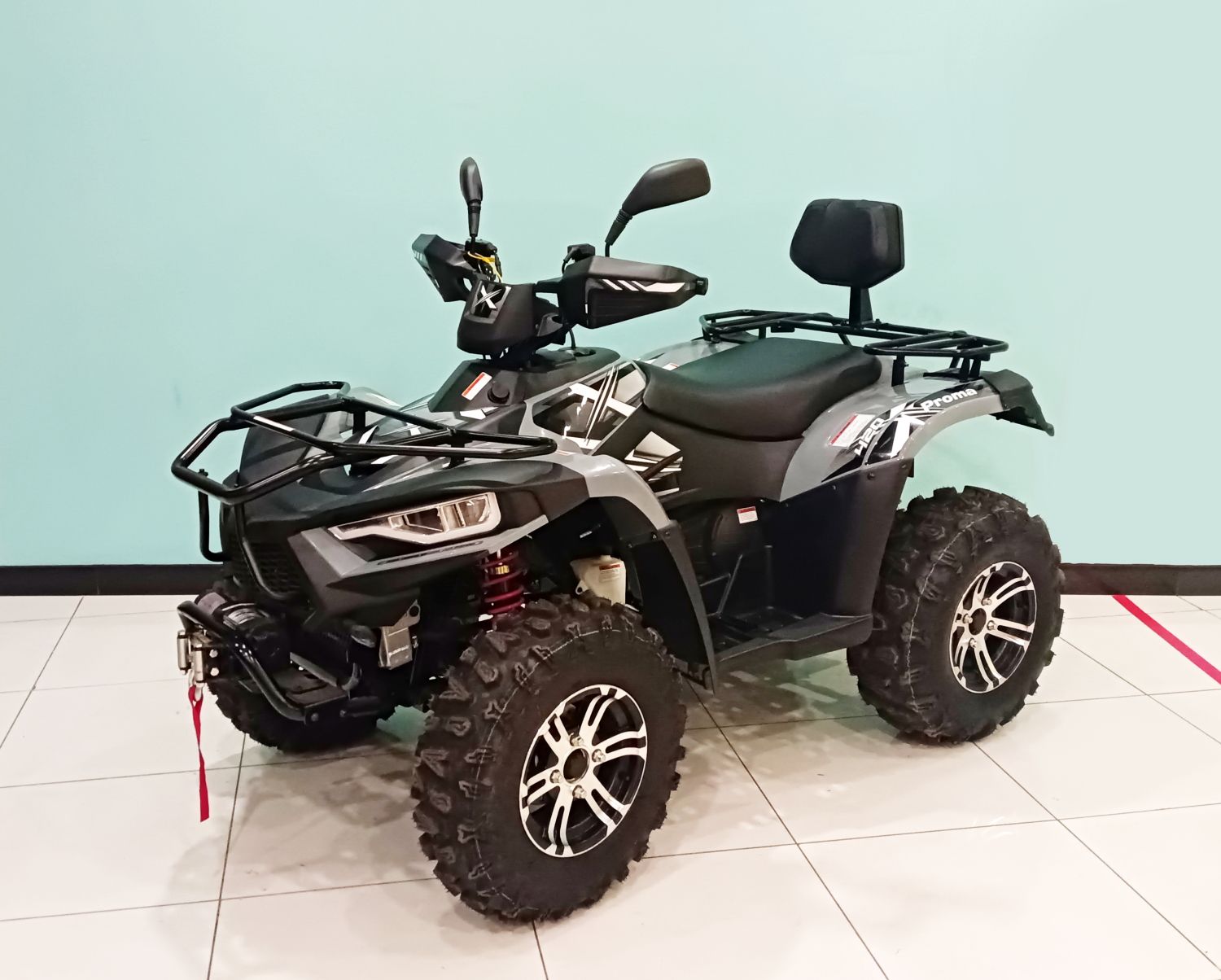 Квадроцикл Linhai-Yamaha D420 PROMAX EFI с ПСМ (Серый)