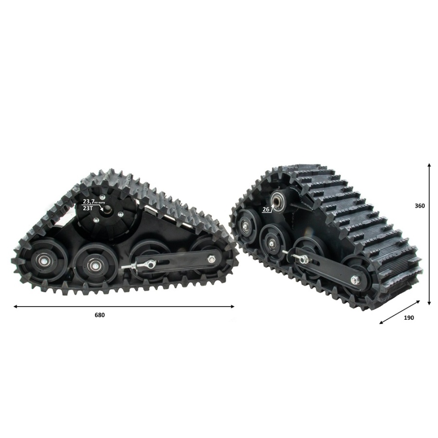 купить Зимний комплект для квадроциклов ATV 125/110 (лыжи + гусеницы)